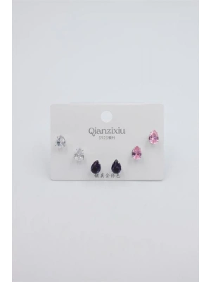 Çoklu Set Küpe - Gümüş