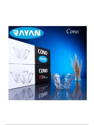 Cono Maria 6lı Büyük Cam Kase Royaleks-69816