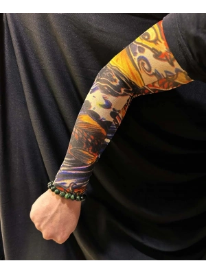 Çorap Dövme Giyilebilir Kol Bacak Dövmesi Likralı 2 Adet Model 27