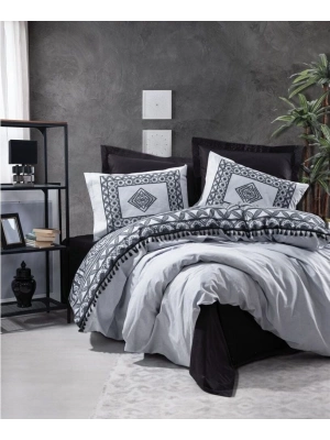 Cotton Box Candy Ranforce Nevresim Takımı Tek Kişilik Degno Siyah