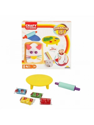 ® Crafy Hamur İşi Oyun Hamuru Seti 200 g 6 Parça