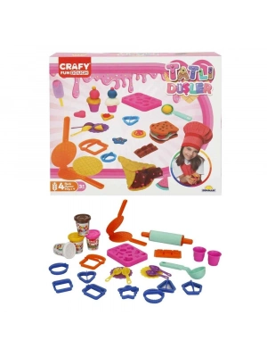 ® Crafy Tatlı Düşler Oyun Hamuru Seti 200 g 22 Parça