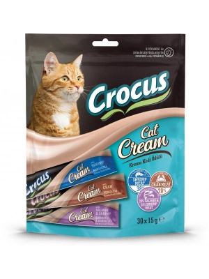 Crocus Çoklu Somon Karides & Karides & Yengeç Kedi Ödülü 30x15gr