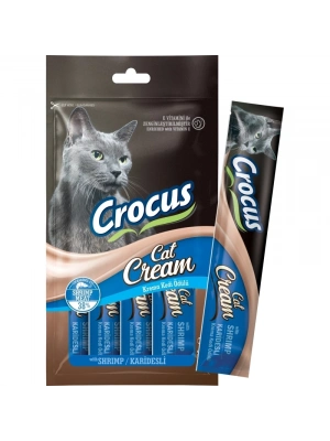 Crocus Karidesli Krema Kedi Ödülü 4x15gr