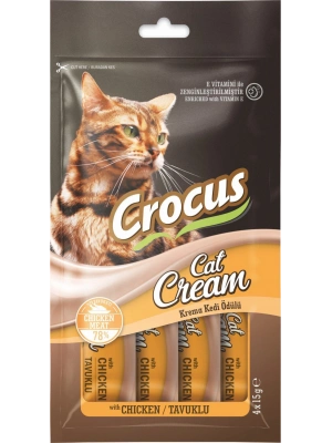 Crocus Tavuklu Krema Kedi Ödülü 4x15g