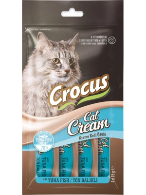 Crocus Ton Balıklı Krema Kedi Ödülü 4x15g