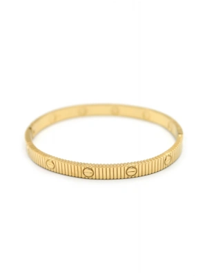 Crt Love Taşsız Bilezik - Altın