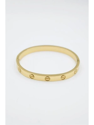 CRT Model Taşsız Bilezik - Altın