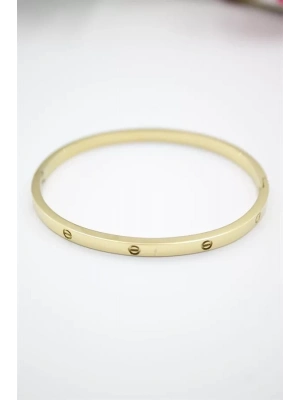 CRT Model Taşsız İnce  Bilezik - Altın