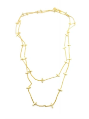 Çubuk Kolye - 90cm - Altın