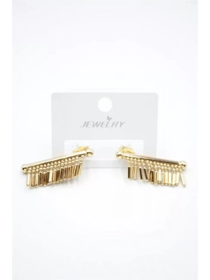 Çubuk Sallantılı Küpe - Altın