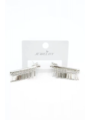 Çubuk Sallantılı Küpe - Gümüş