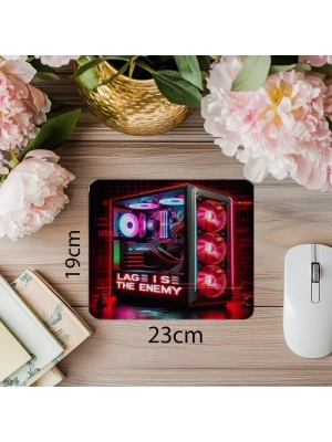 Cyberpunk Tarzı Gamer Mouse Pad - 19x23 cm 2 mm Dikdörtgen İthal Baskılı Mouse Pad