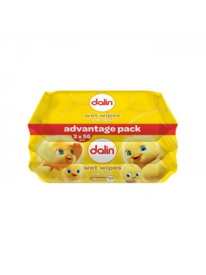 Dalin Islak Pamuk Havlu Mendil 3x56