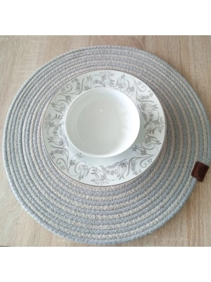 DecoHandy 39cm 2 Renk Jüt Örme Supla Amerikan Servis