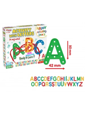 ® Dede Harfler Aktivite İp Dizme Oyunu