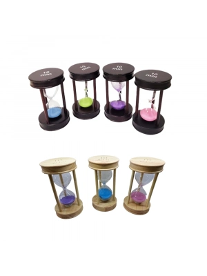 Dekoratif Ahşap 10 Dakika Kum Saati