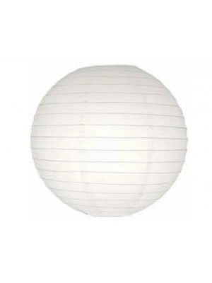 Dekoratif Çin Feneri – Kağıt Lamba - Beyaz - Dev Boy