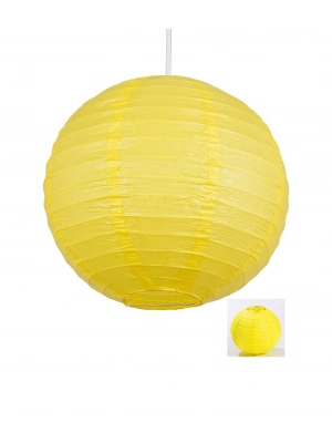 Dekoratif Çin Feneri – Kağıt Lamba - Sarı