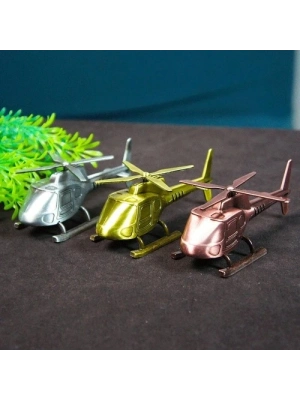 Dekoratif Metal Helikopter