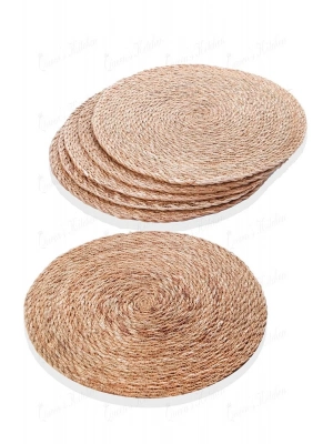 Dekoratif Modern 35 Cm Hasır Amerikan Servis 1 Adet Royaleks-BLSSGS35