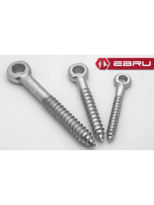 Delikli, Gözlü Vida 10 - 5 Adet