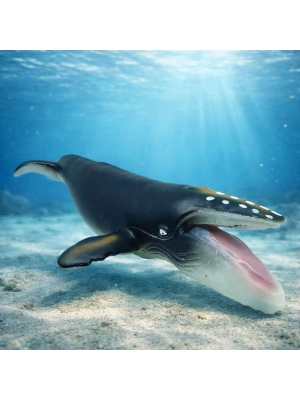 Deniz Hayvanları Serisi - Kambur Balina 30 cm