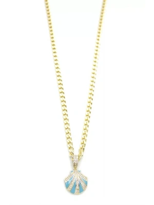 Deniz Kabuğu Kolye - Altın