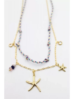 Deniz Yıldızı Kolye - Altın