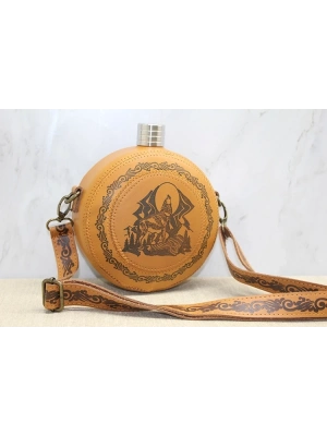 Deri Kılıflı Matara Alk3920