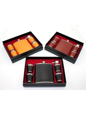 Derili 4 Shot Bardaklı Matara Seti Alk3908