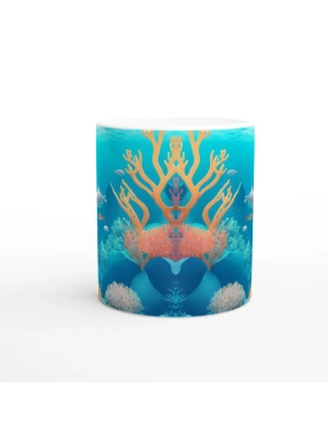 Derin Mavi Dünyalar Kupa Bardak