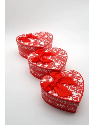 Desenli 3lü Hediye Kutusu Royaleks-MTR-1909-55