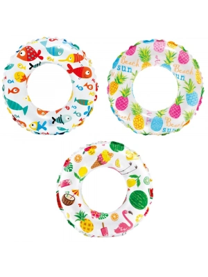 Desenli Lüks Simit 51 Cm İntex - 59230