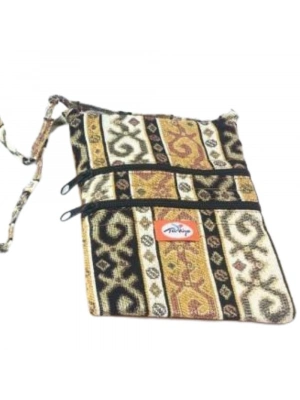 Desenli Turistik Askılı Çanta