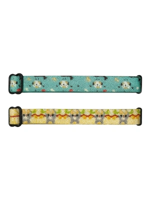 Desenli Zilli Kedi Tasması