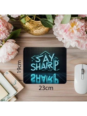 Detaylara Odaklı Stay Sharp Mouse Pad - 19x23 cm 2 mm Dikdörtgen İthal Baskılı Mouse Pad