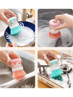 Deterjan Hazneli Bulaşık Yıkama Fırçası