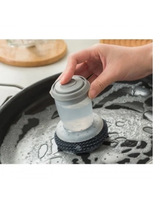 Deterjan Hazneli Telli Bulaşık Fırçası