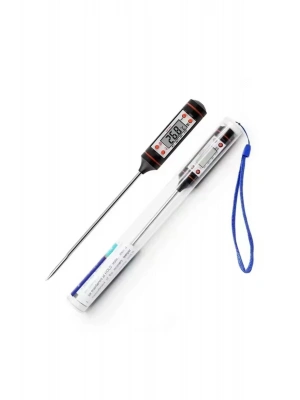 ® Dijital Gida Termometresi - Yogurt Süt Su Mama Et ve Yiyecek Sicaklik Yemek Isi Ölçer Paslanmaz