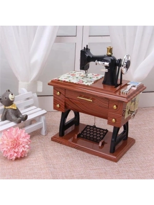 Dikiş Makinesi Görünümlü Müzik Kutusu