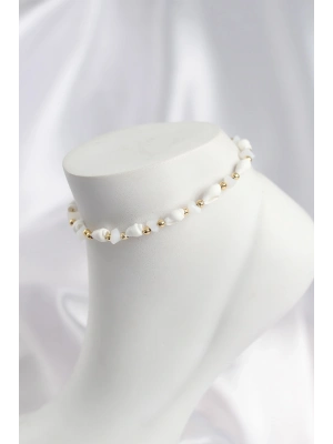 Doğal Deniz Kabuğu Model ve Kristal Taş Model Halhal