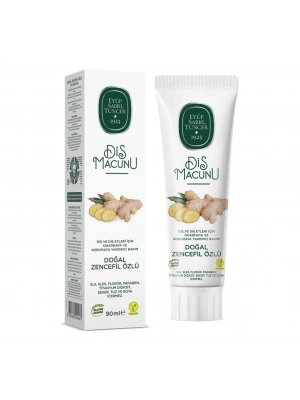 Doğal Diş Macunu 90 Gr Zencefil Özlü