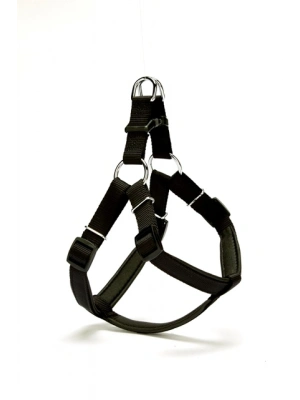 Doggie Dokuma Köpek Göğüs Tasması Medium Siyah 45*55 cm