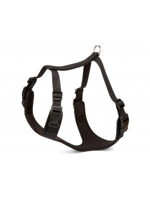 Doggie Havalı Ped Dokuma Köpek Göğüs Tasması 50/70 cm Siyah