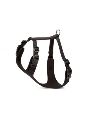 Doggie Havalı Ped Dokuma Köpek Göğüs Tasması 60/85 cm Siyah