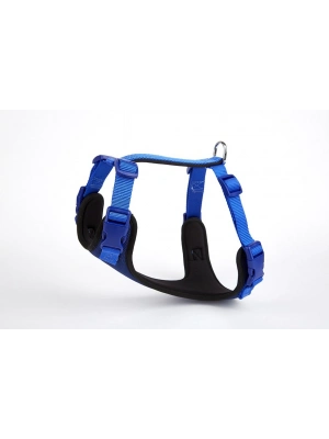 Doggie Yumuşak Softlu Köpek Göğüs Tasması 45/55 cm Mavi