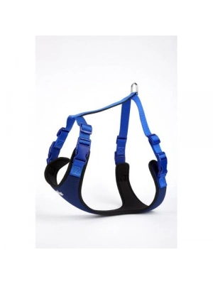 Doggie Yumuşak Softlu Köpek Göğüs Tasması 50/70 cm Mavi