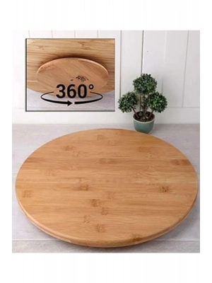 Dönerli Bambu Pizza Tahtası 32 Cm Royaleks-DPT32