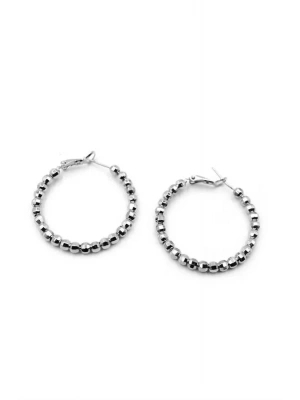 Dorika Halka Küpe- 3,5cm - Gümüş